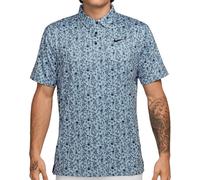Nike Dri-Fit Tour POA Print Light Armory Blue/Black M Polo