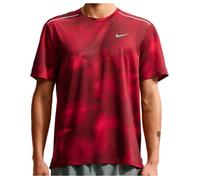Nike - Dri-Fit UV Miler AOP S/S - Maglia da corsa L rosso