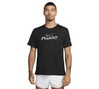 Nike Dri-FIT UV Miler Flash - maglia running - uomo L Black man Dri-Fit