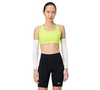 Nike DRI-FIT - Manicotti da corsa, con protezione solare e protezione solare, bianco, L-XL