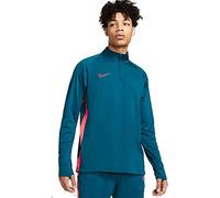 Nike Dry Academy Dril - Maglia da Calcio da Uomo, con Cerniera Corta, Uomo, Felpa, AJ9708, Valerian Blue/Laser Crimson, S