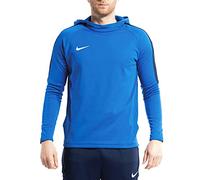 Nike Dry Acdmy18 Po Felpa con cappuccio, Felpa Con Cappuccio Uomo, blu (Royal Blue/Obsidian/Obsidian/W), S