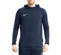 Nike Dry Acdmy18 Po Felpa con cappuccio, Felpa Con Cappuccio Uomo, nero (Obsidian/Royal Blue/Royal Blue), XL