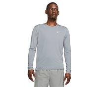 Nike Dry Fit UV Miler Top Felpa Smoke Grey/Reflective Silv M