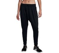 Nike Dry Flow Lux Pant, Donna, Nero/Clear, L