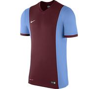 NIKE Dry Football, Top Uomo, Rosso/Blu University/Rosso/Bianco, S