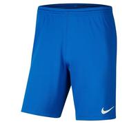 Nike Pantaloncini da allenamento Park III Dri-FIT Knit Blu reale/bianco Taglia L