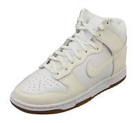 Nike Dunk High Scarpe Donna, Bianco/Sail-gum Med Brown, 36 EU