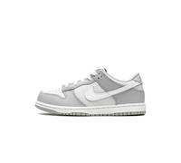 Nike DUNK LOW BP SCARPE ALLACCIATE UNISEX BAMBINO, PURO PLATINO/BIANCO-LUPO GRIGIO, 31 EU