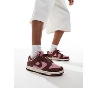 Nike - Dunk Low NN - Sneakers color rosa e marrone-Bianco WM 6.5