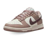 NIKE Dunk Low, Sneaker Donna, Sail Plum Eclipse Diffused Taupe, 37.5 EU