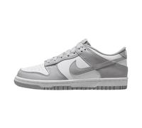 Nike Dunk Low 'White/Smoke Grey' - FB9109-123 per la scuola elementare, Bianco/Grigio Fumo Chiaro /, 4 Big Kid
