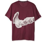 NIKE DV9263-653 M NK DF UV Run DVN Miler SS GX T-Shirt Uomo Rosewood/Phantom/Reflective Silv M