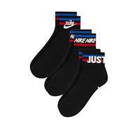 Nike Quarter Sock Unisex - Calze Nero - Taglia 42 - 46 Black 42 - 46
