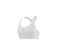 Nike swoosh light support bra white