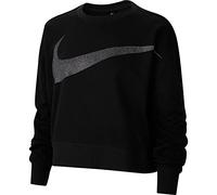 Nike Dy Get Fit FC C Pp1 Sprkl Langarmshirt Langarmshirt da Donna, Donna, Black/Dk Smoke Grey, XS