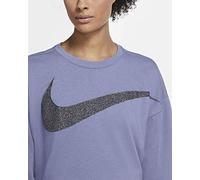 Nike Dy Get Fit FC C Pp1 Sprkl Langarmshirt Langarmshirt da Donna, Donna, World Indigo/Black, XS