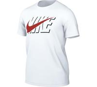 NIKE M NSW Tee Swoosh Block, T-Shirt Uomo, Bianco