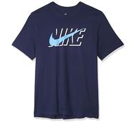 Nike DZ3276-412 M NSW Tee Swoosh Block T-Shirt Uomo Midnight Navy Taglia L