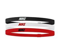 Nike Elastic 2.0 3PK Fascia per capelli da donna Black/White/University Red One Size