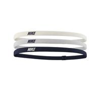 Nike Elastic Hairbands 2.0 3PK Fasce Elastiche Elastici per Capelli (3 Unità) (ARMORY NAVY/LT IRON ORE/PALE IVORY)