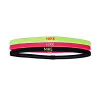 Nike Elastic Hairbands 3 Pack Unisex - Accessori per lo Sport Rosa - One Size - Nylon Pink One Size