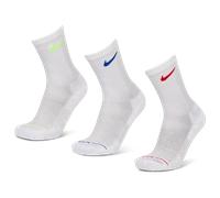 Nike EVERYDAY ELVEVATED CREW SOCKS 3PACK men Socks white in taglia:L