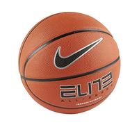 NIKE Elite all Court 8, Palla Unisex-Adulto, 855 Amber/Black/Metallic Sillv, 7