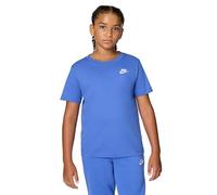 Nike EMB Futura Lbr T-Shirt da Ragazzo Comet Blue 8/10 Anni