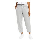 NIKE Essential Clctn FLC CRV Pantaloni Dk Grey Heather/White S