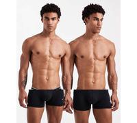 Nike - Essential - Confezione da 2 paia di boxer neri in cotone elasticizzato-Nero 54