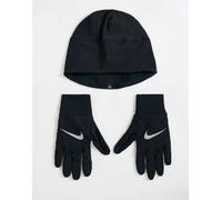 Berretto guanti nike essential running uomo nero