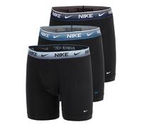 Nike - Essential - Confezione da 3 paia di boxer in cotone blu con elastico in vita blu/viola 48