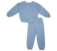 Nike Kids Essential Fleece Crew Long Sleeve Set Blu 4-5 Years Bambini