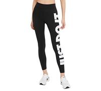 Nike Leggings da Donna a Vita Alta Just Do it Nero Taglia M Cod CZ8534-010 - 9W Nero