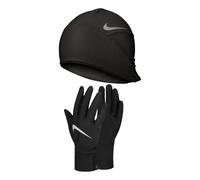 Nike Essential Mütze + Guanti Uomini - nero, argento