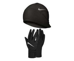 Nike Essential Mütze + Guanti Uomini - nero, argento