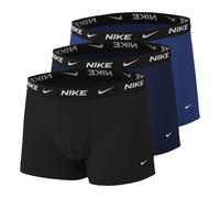 Nike Everyday Cotton Strech Trunk Boxer Confezione Da 3 Uomini - Blu Scuro,