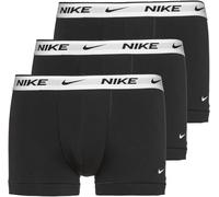 Nike Everyday Cotton Stretch Boxer da Uomo, 3 Pezzi, Nero/Nero, L