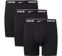 Nike Everyday Cotton Stretch Boxer da Uomo, 3 Pezzi, Nero/Nero, XL