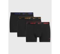 Boxer sportivi da uomo Nike Everyday Cotton Stretch 3P - black light crimson/ocher/deep night - Nero (M)