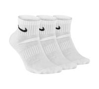 Nike Everyday Cushioned Calzini, Bianco (White/Black), S Uomo