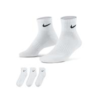 Nike Ankle 3 Pack Medium Unisex - Calze Bianco - Taglia 38-42 White 38-42