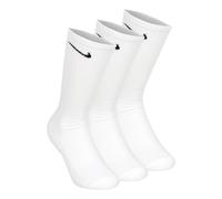 Nike Everyday Cush Crew 3pr, Calze Uomo, Bianco (White), M confezione da 3