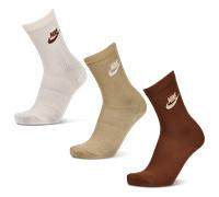 Nike Everyday Cushioned Crew 3 Pack Unisex - Calze Beige - Taglia 34 - 38 Beige 34 - 38
