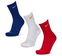Nike Everyday Cushioned Crew 3 Pack Unisex - Calze Bianco - Taglia 34 - 38 White 34 - 38