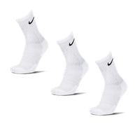 Nike Everyday Cushioned Crew 3 Pack Unisex - Calze Bianco - Taglia 38-42 White 38-42