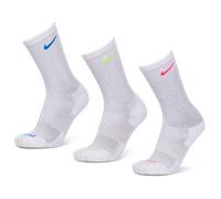 Nike Everyday Plus Cushioned Calzini Sportivi in bianco, Taglia: 42-46