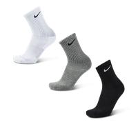 Nike Everyday Cushioned Training Crew Socks (3 Pairs) men Socks multi in taglia:L
