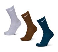 Nike Everyday Cushioned Crew 3 Pack Unisex - Calze Marrone - Taglia 38 - 42 Brown 38 - 42